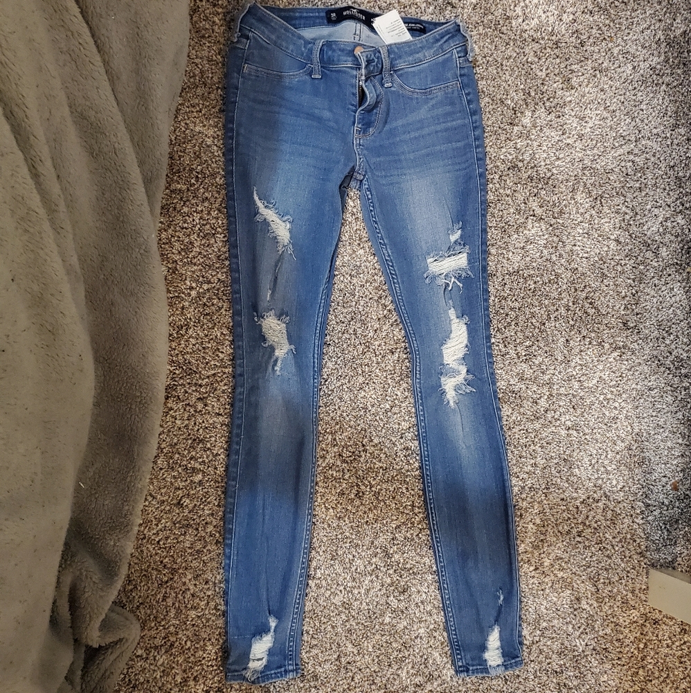 Hollister ripped jeans